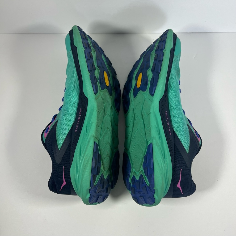 Hoka One One Zinal Womens Size 9.5 B Teal Running Shoes Atlantis Outer Space - Picture 12 of 13
